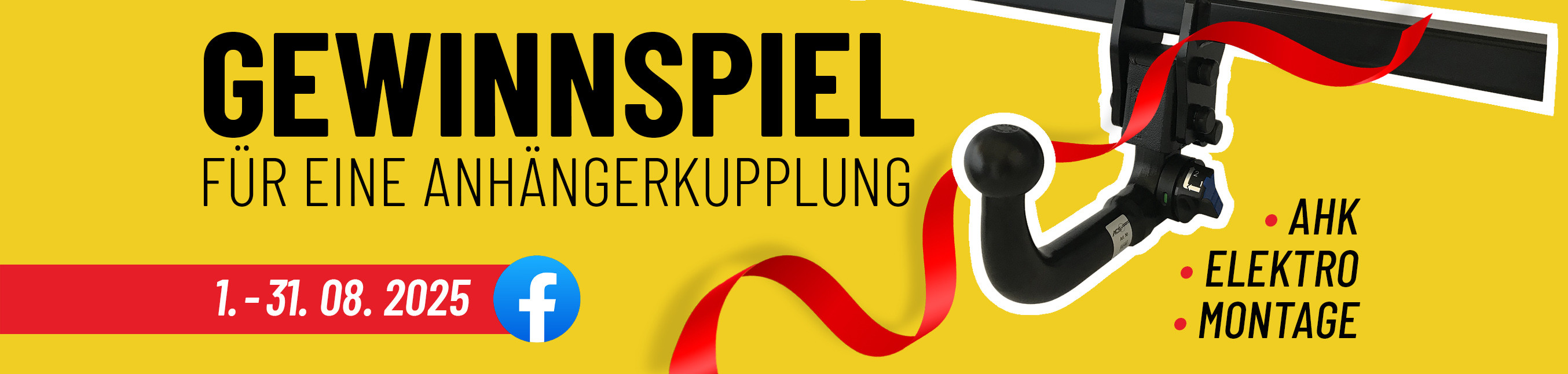 Gewinnspiel für eine Ahk, Elektro und montage